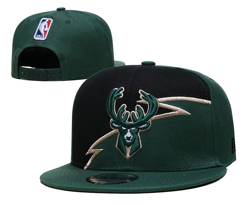 2021 NBA Milwaukee Bucks Hat GSMY926->nba hats->Sports Caps